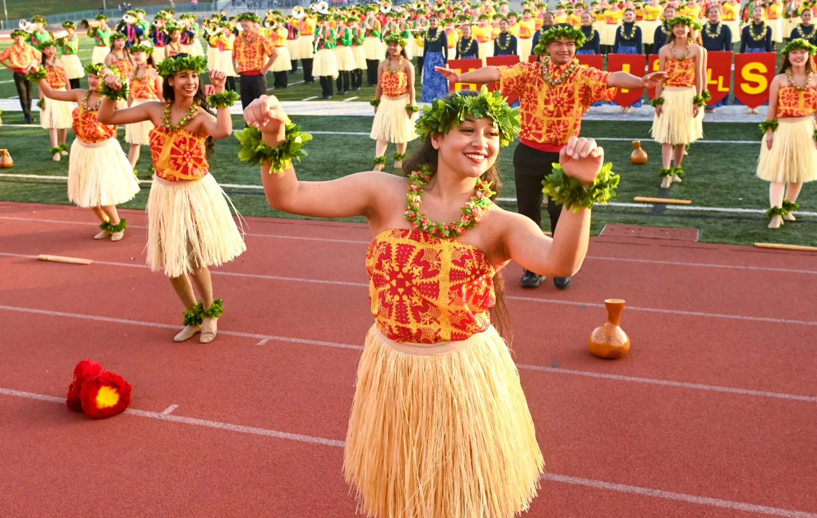 More music educators lead students in the 2024 Rose Parade Chalkboard